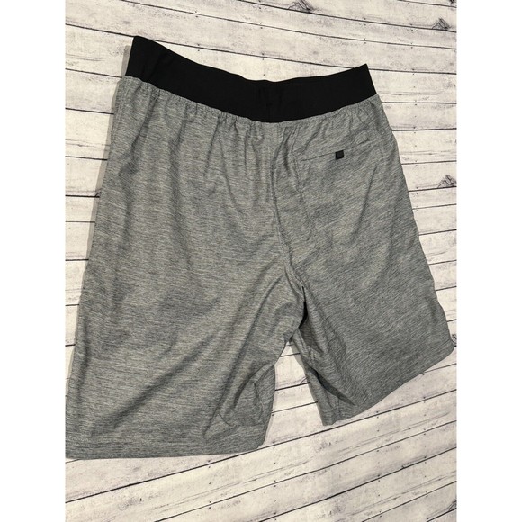 PRANA Mens Mojo Shorts Size L Gray Exercise Workout Lightweight Gym Yoga Stretch - Picture 12 of 16